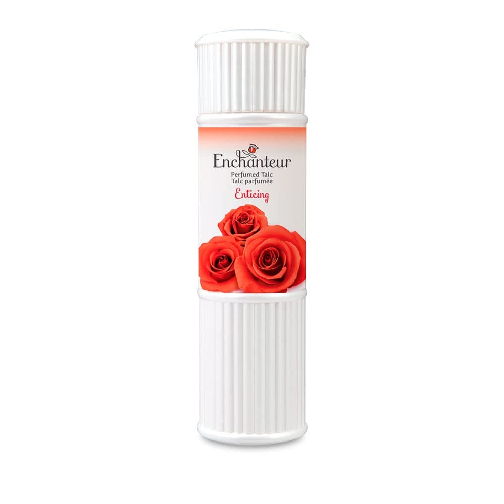 Enchanteur Perfumed Talc Enticing Powder 125 gm – 24H Long-Lasting Fragrance